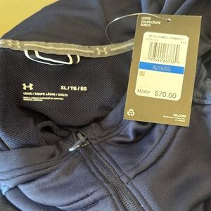 Under Armour Dark Blue Zip-Up Jacket extra large